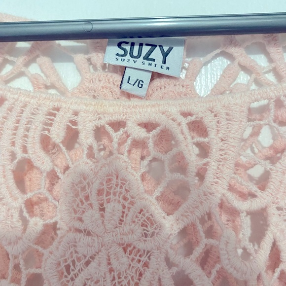 Light Pink Lace Top - Picture 4 of 4